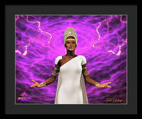 Return of the Sybils - The Prophesy of Delphine Noire - Framed Print