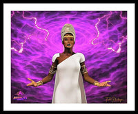 Return of the Sybils - The Prophesy of Delphine Noire - Framed Print
