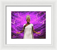 Return of the Sybils - The Prophesy of Delphine Noire - Framed Print