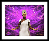 Return of the Sybils - The Prophesy of Delphine Noire - Framed Print