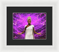 Return of the Sybils - The Prophesy of Delphine Noire - Framed Print