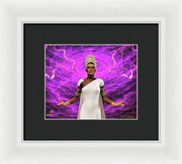 Return of the Sybils - The Prophesy of Delphine Noire - Framed Print