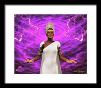 Return of the Sybils - The Prophesy of Delphine Noire - Framed Print