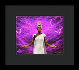 Return of the Sybils - The Prophesy of Delphine Noire - Framed Print
