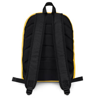 Backpack - Gold & Royal Blue Sigma Gamma Rho Sorority Debossed Emblem Design