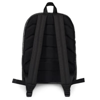 Backpack - Black Leather Insignia Wallet Style Design